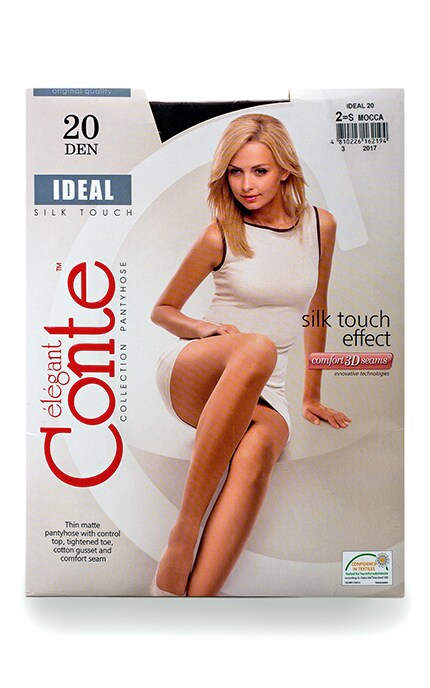 CONTE-Колготки Conte Ideal Nero 20 den 2 розмір-4810226162194