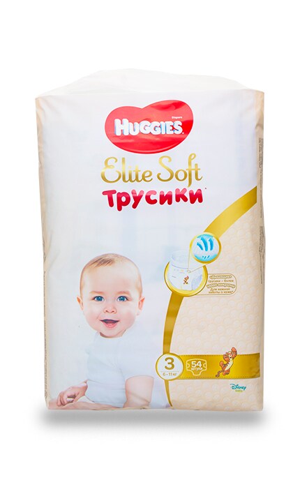 HUGGIES-Підгузники-трусики Huggies Elite Soft 3 розмір від 6-11кг -5029053546995