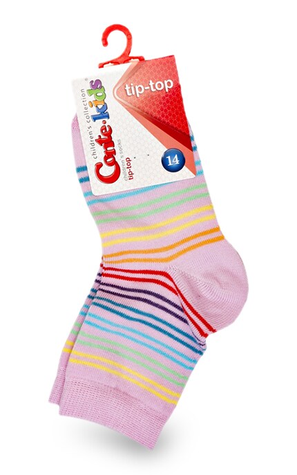 CONTE KIDS-Дитячі шкарпетки Conte-kids Tip-top колір світло-рожевий, малюнок 256, розмір 14-4810226151365