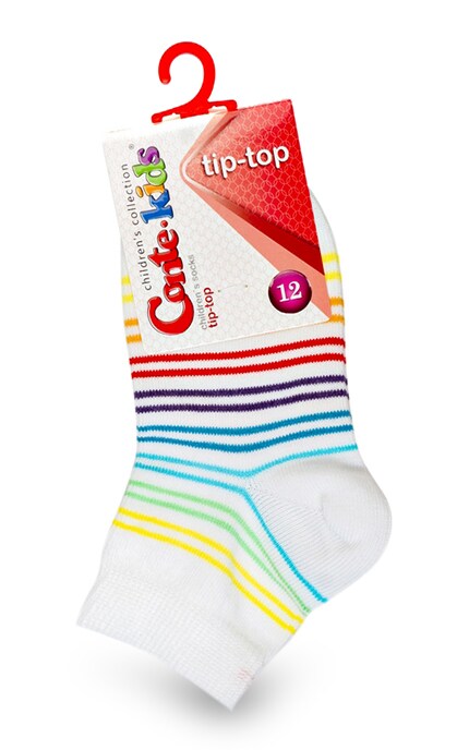 CONTE KIDS-Дитячі шкарпетки Conte-kids Tip-top колір білий, малюнок 256, розмір 12-4810226151310