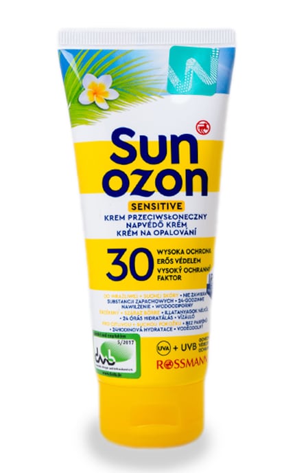 SUNOZON-Крем сонцезахисний Sunozon Sensitive Для чутливої шкіри SPF30 -4047196038901