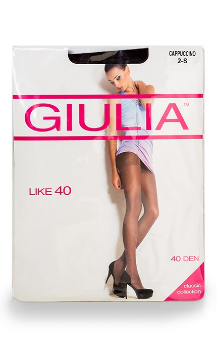 GIULIA-Колготки Giulia Like Cappuccino 40 den 2 размер-4820040250120