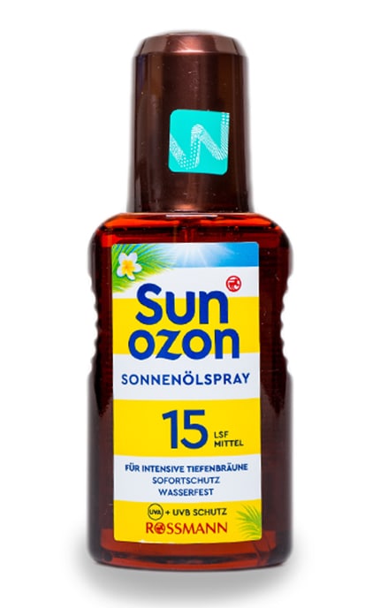 Солнцезащитное масло Sun Ozon Classic фактор защиты SPF15 150 мл