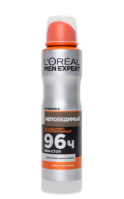 LOREAL PARIS MEN EXPERT-Дезодорант-спрей L'oreal Men Expert Непереможний Для чоловіків-3600523594139
