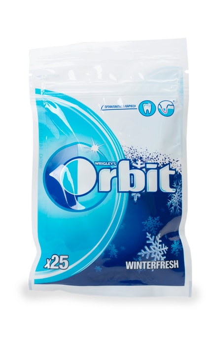 ORBIT-Жевательная резинка Orbit без сахара с ароматом ментола-4009900022194