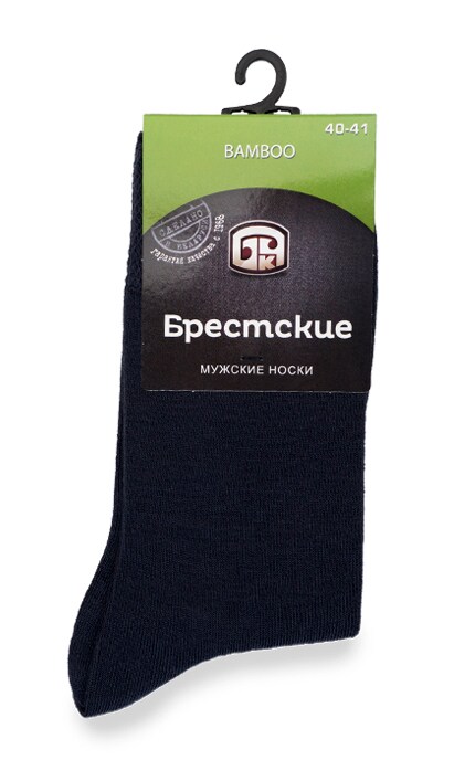 БЧК-Носки мужские размер 40-41 темно серые классические-4810089311357