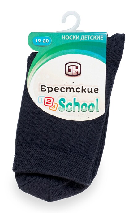 Носки Брестские School темно-серые детские размер 19-20
