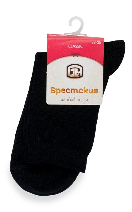 БЧК-Носки Брестские Classic черные женские размер 25-4810089315997