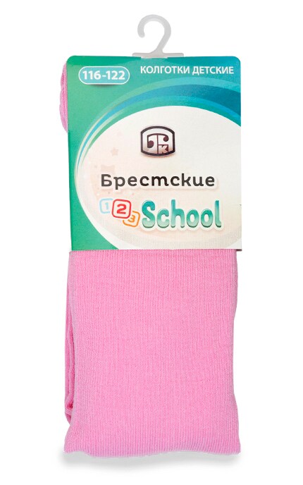 БЧК-Колготки детские Брестские School розовые размер 116-122-4810089322773