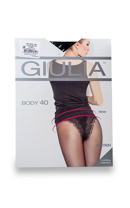 GIULIA-Колготки Giulia Body Nero 40 den розмір 2-4824092016123