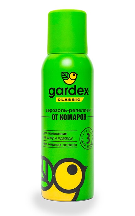 GARDEX-Аэрозоль-репеллент Gardex Classic от комаров 3 часа защиты-5904114080024