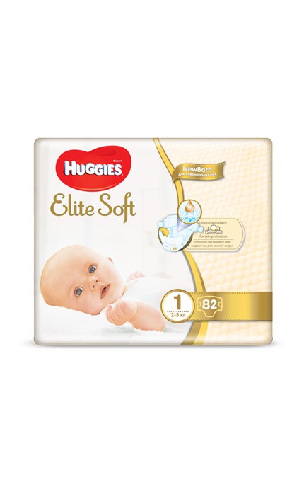 HUGGIES-Підгузники Huggies Elite Soft для немовлят розмір 1 (2-5кг)-5029053547947