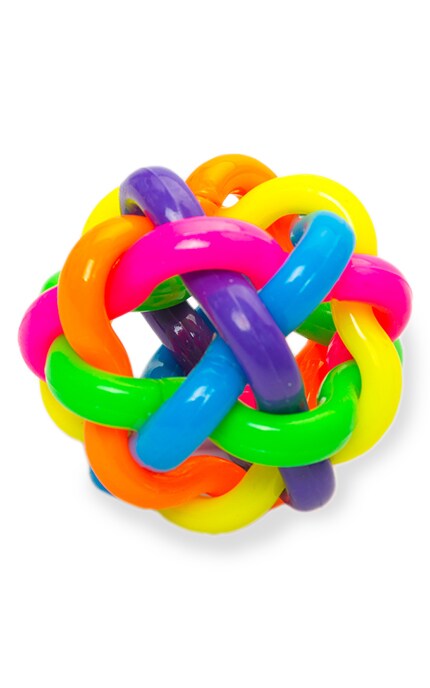 QUNXING TOYS-Іграшка м’ячик Різнокольорова плетінка-4812501155648