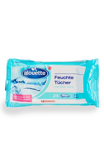 ALOUETTE-Влажные салфетки Alouette Для лица и рук-4305615517230