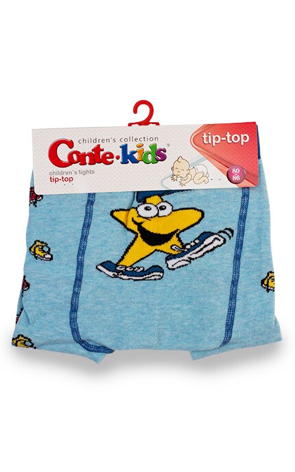 CONTE KIDS-Колготи дитячі Conte-kids Tip-top колір Блакитні, розмір 80-86-4810226239926