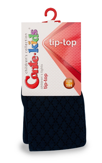 CONTE KIDS-Колготки детские Conte Kids Tip-Top темно-синие, размер 128-134-4810226292228