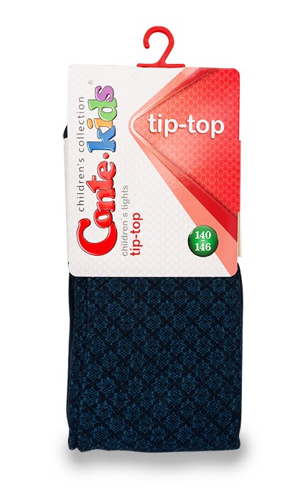 CONTE KIDS-Колготи дитячі Conte-kids Tip-top темно-сині, розмір 140-146-4810226243916