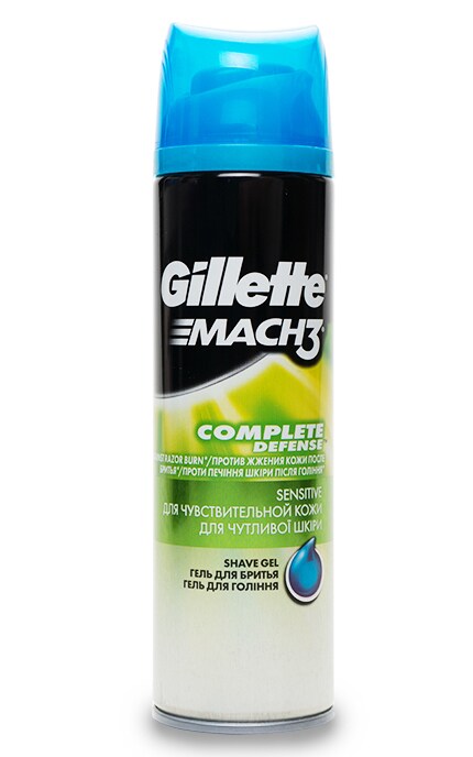 GILLETTE MACH-3-Гель для бритья Gillette Mach 3 Sensitive гипоаллергенный-7702018837816