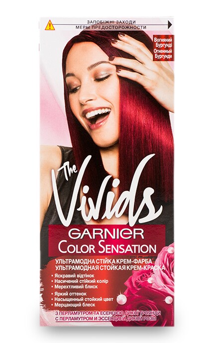 GARNIER COLOR SENSATION-Стойкая крем-краска для волос Garnier Color Sensation The Vivids Огненный бургунди-3600542110679