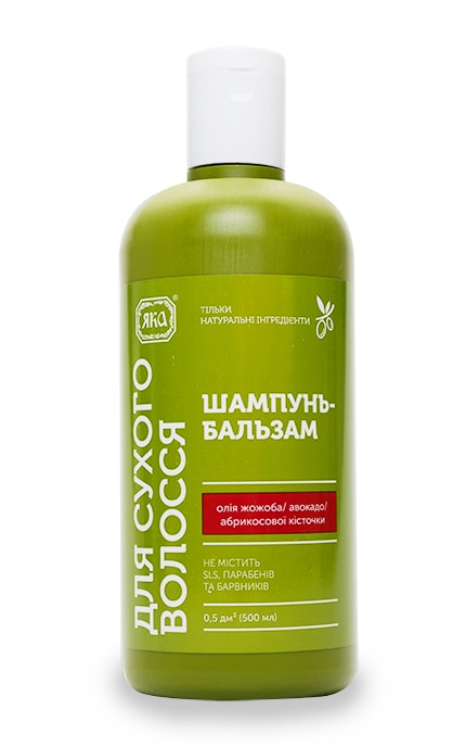 ЯКА-Шампунь-бальзам Яка Зеленая серия для сухих волос-4820150751036