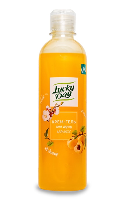 LUCKY DAY-Крем-гель для душу Lucky Day Абрикос -4823080000908