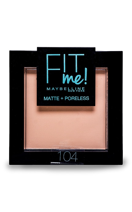 MAYBELLINE-Матирующая пудра для лица Maybelline New York Fit me Matte&Poreless тон 104-3600531384128