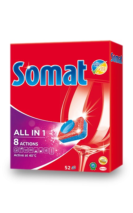 Таблетки для посудомоечной машини Somat All in 1