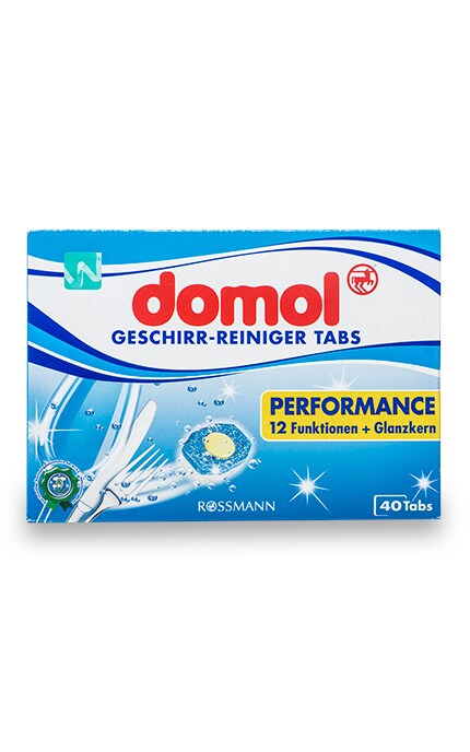 Таблетки для посудомойных машин Domol 12в1, 40 шт