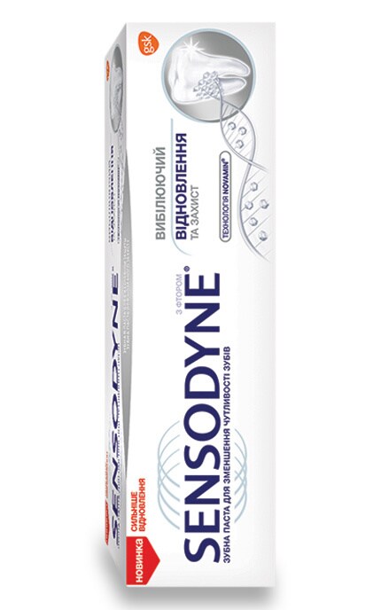 SENSODYNE-Зубная паста Sensodyne Восстановление и защита Отбеливающая-3830029297238