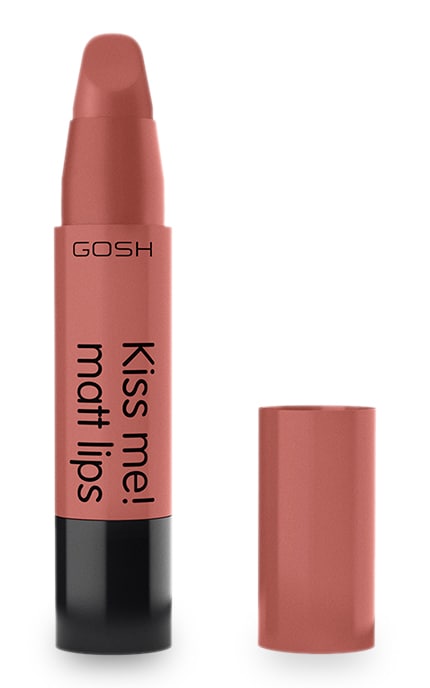GOSH-Помада для губ Gosh Kiss Me Matt Lips 8 Natural kiss 2 г-5711914118051
