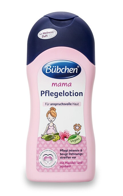 BUBCHEN-Лосьйон для догляду за шкірою вагітних та годуючих матерів Bubchen Mama Pflegelotion-7613033349423