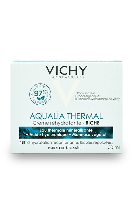 VICHY-Крем зволожуючий насичений Vichy Aqualia Thermal для сухої і дуже сухої шкіри 50 мл-3337875588225