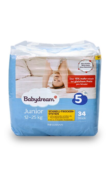 BABYDREAM-Підгузки дитячі Babydream Junior 10-16кг-4305615623061