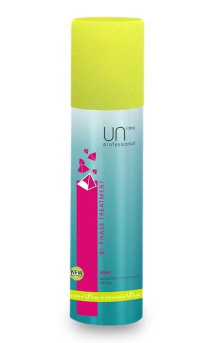 Спрей для волос увлажняющий с УФ-фильтрами UNitec Professional Bi-Phase Treatment