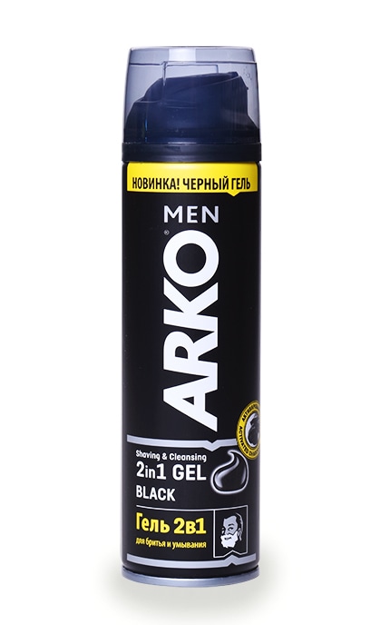 ARKO-Гель Arko Men Black 2в1 для бритья и умывания-8690506486341