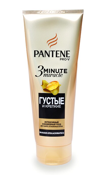 PANTENE-Бальзам-ополаскиватель Pantene Pro-V 3 Minute Miracle Густые и крепкие-8001090490681