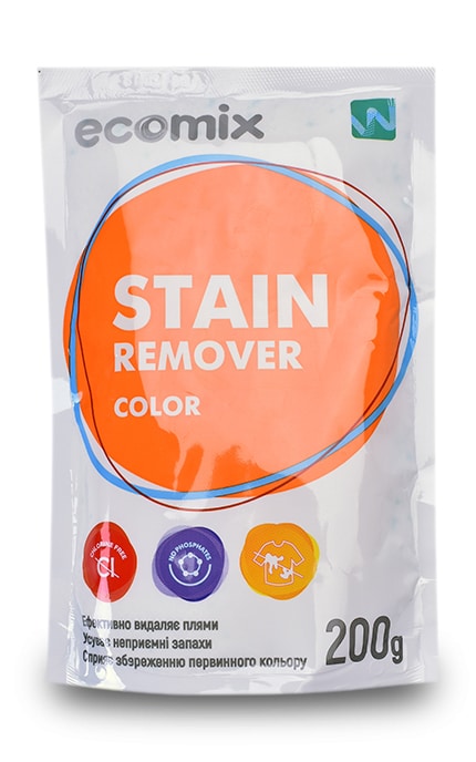 Пятновыводитель для цветных тканей Ecomix 200 г