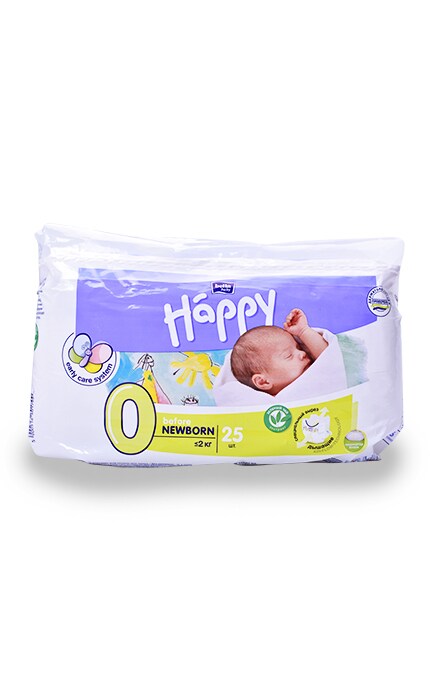Подгузники детские Bella Happy Newborn 0 для новорожденных 25 шт