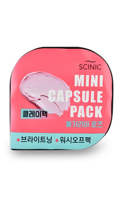 SCINIC-Маска для лица Scinic Mini Capsule Pack Clay Bulgarian Rose-8809546001517