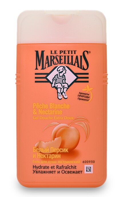 LE PETIT MARSEILLAIS-Гель для душу Marseillais Білий персик і нектарин, 250 мл-3251241048512
