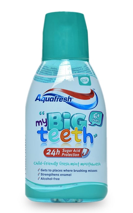 AQUAFRESH-Ополаскиватель Aquafresh My Big teeth для полости рта освежающий детский 6+ -3830029294855