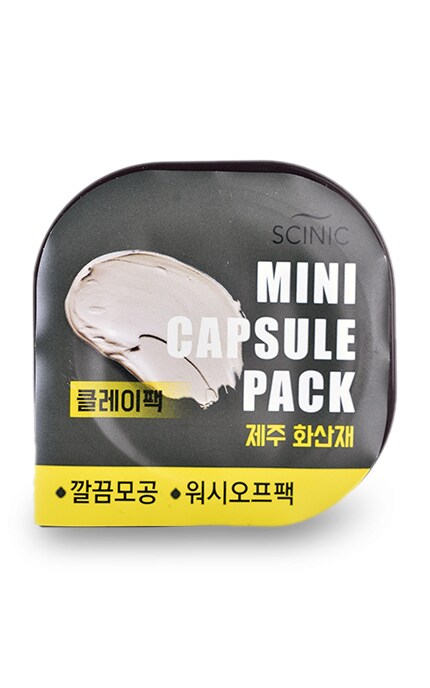 SCINIC-Маска для обличчя Scinic Mini Capsule Pack Clay Jeju Volcanic -8809546001463