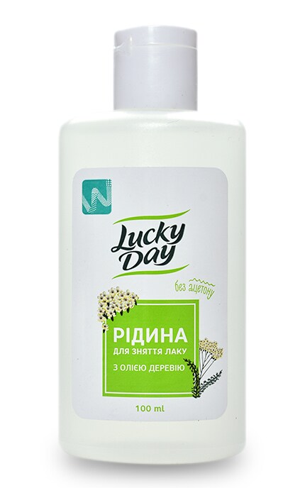 LUCKY DAY-Средство для снятия лака Lucky Day Тысячелистник без ацетона-4820020267193