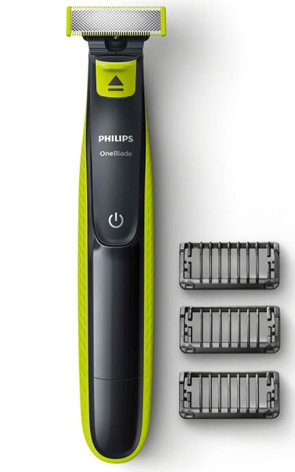 Электростанок Philips OneBlade QP2520/20 с 3 насадками Для ус и бороды мужской 1 шт