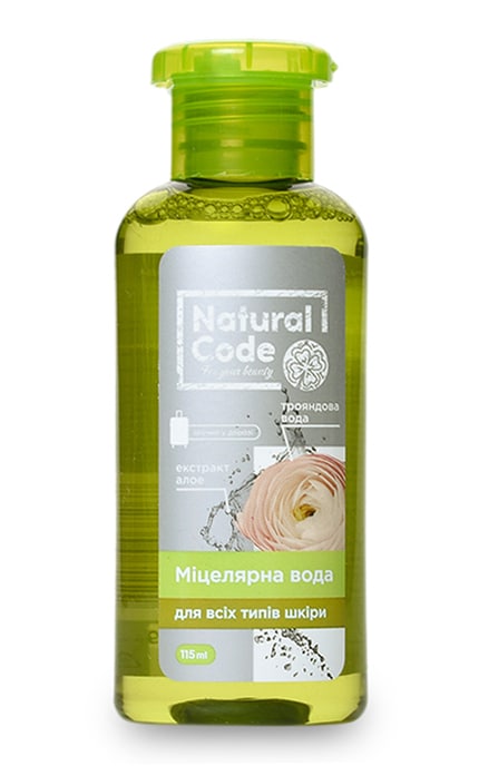 NATURAL CODE-Міцелярна вода Natural Code Для усіх типів шкіри-4820160037267