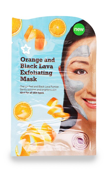SUPERDRUG-Маска Superdrug для лица отшелушивающая с апельсином и черной лавой-7105340