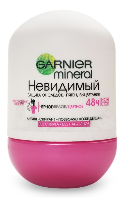 GARNIER BODY-Антиперспірант роликовий Garnier Mineral Невидимий Дотик ніжності -3600541448148