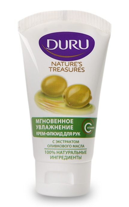 DURU-Крем для рук Duru Nature`s Treasures Зволожуючий з екстрактом оливкової олії-8690506485528