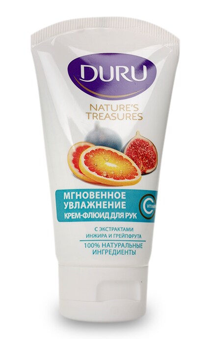 DURU-Крем для рук Duru Nature`s Treasures Увлажняющий с экстрактом инжира и грейпфрута-8690506485511
