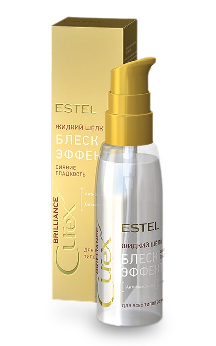 CUREX-Жидкий шелк Estel Professional Curex Brilliance Silk Для всех типов волос-4606453064222